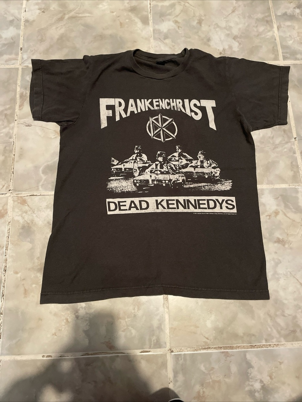2014 Dead Kennedys “FRANKENCHRIST” Punk Skate Grunge T-Shirt Official SZ S